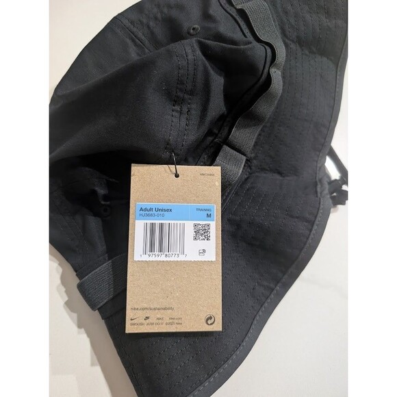 Nike Apex Dri Fit Bucket Hat Black Size M Adult Unisex Adults NWT HJ3683 010 - Picture 9 of 9